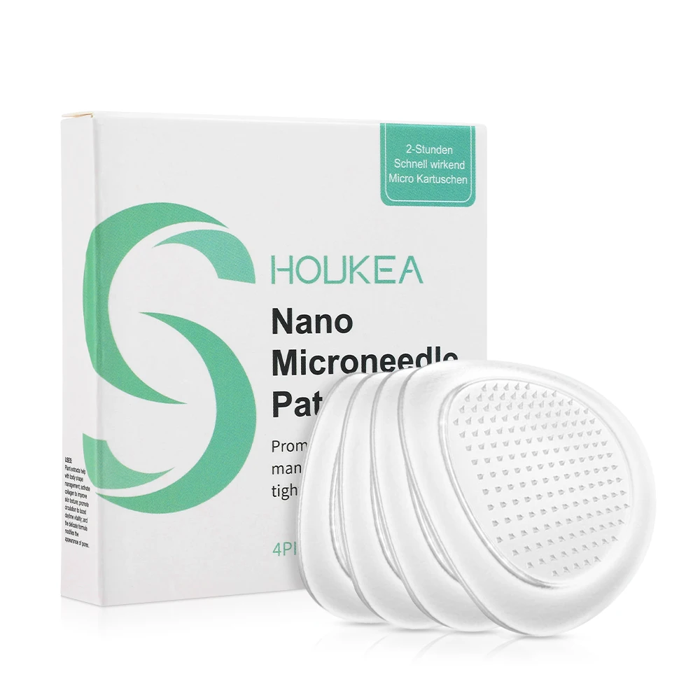 

4PCS/1BOX Nano Micro Needle Plasters, SMoisturizing Gentle Soothing Massage with Ginger Extract for Women Fats Burning Skin