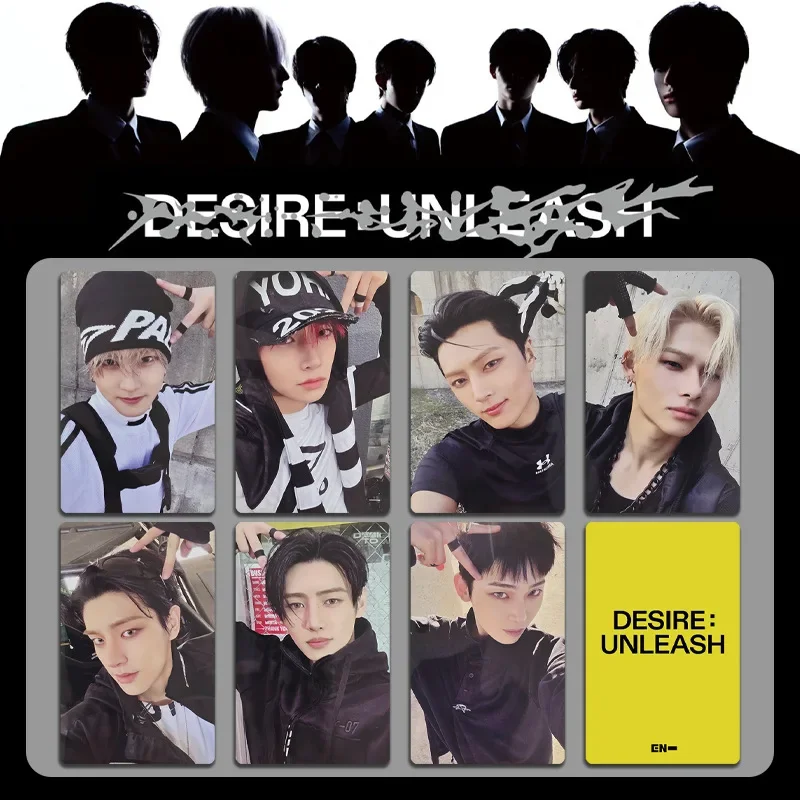 56PCS New ENHYPENS Kpop Anime Album Photocard Collectible Mini Photo Lomo Card Fan Merch Collection Decor Card view 4