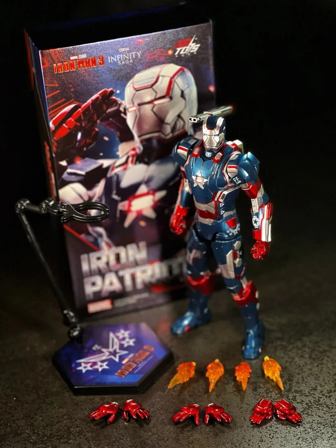 

Movie Iron Man 3 Action Figure Iron Patriot 1:10 Scale Collectible Toy Ornament For Boys Birthday Gift For Toy And Robot Fans