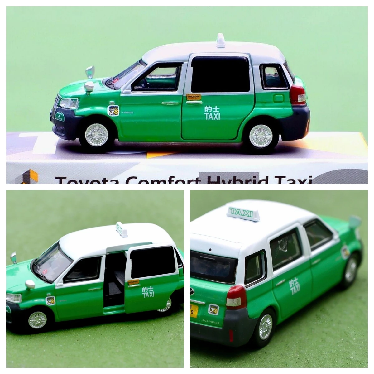 TINY #10 1/64 Comfort Hybrid HK Hong Kong Taxi WB1857 DieCast Model Car Collection Limited Edition Hobby Toy Car