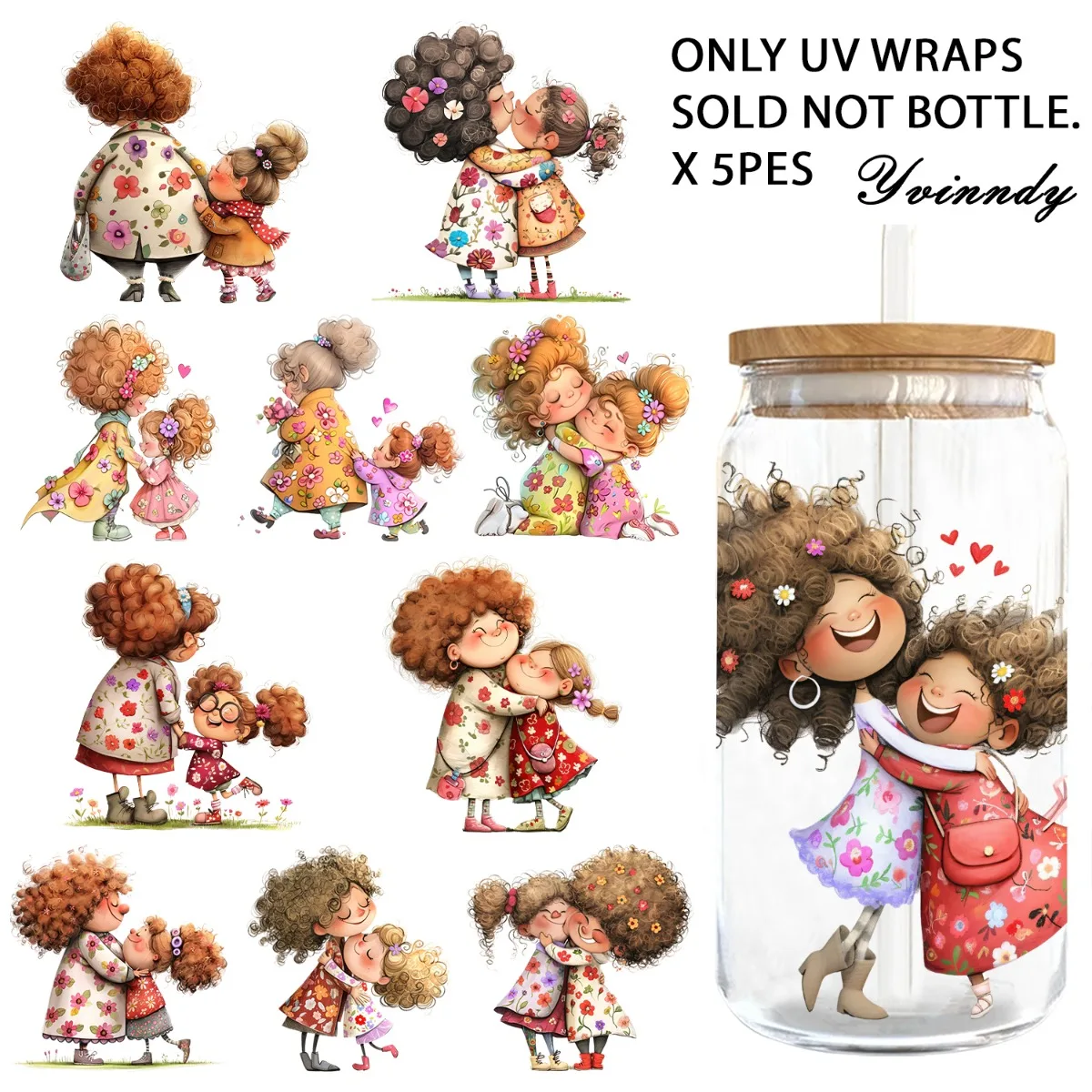 5Pcs/Set Of 16OZ Mo…