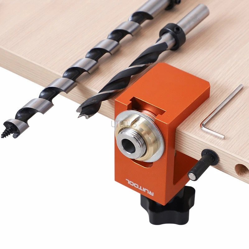 

Cabinet Concealed Hinge Hole Drill Jig Woodworking Drilling Guide Metal Concealed Rebounder Hole Punching Household DIY Tool