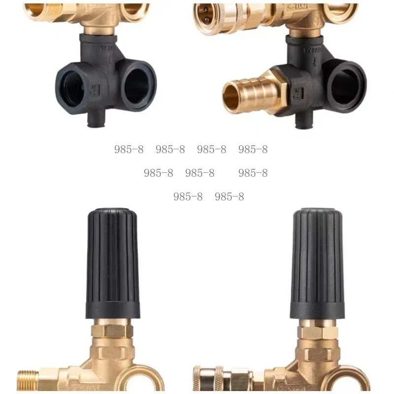 Car Wash Pump Spare Parts, Split Type Internal Bypass High Pressure Regulating Valve for Plunger Pump