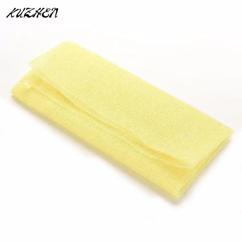 1PCS Nylon Japanese Exfoliating Beauty Skin Bath Shower Wash Cloth Towel Back Scrub 3 Colors Towel Sponges & Scrubbers