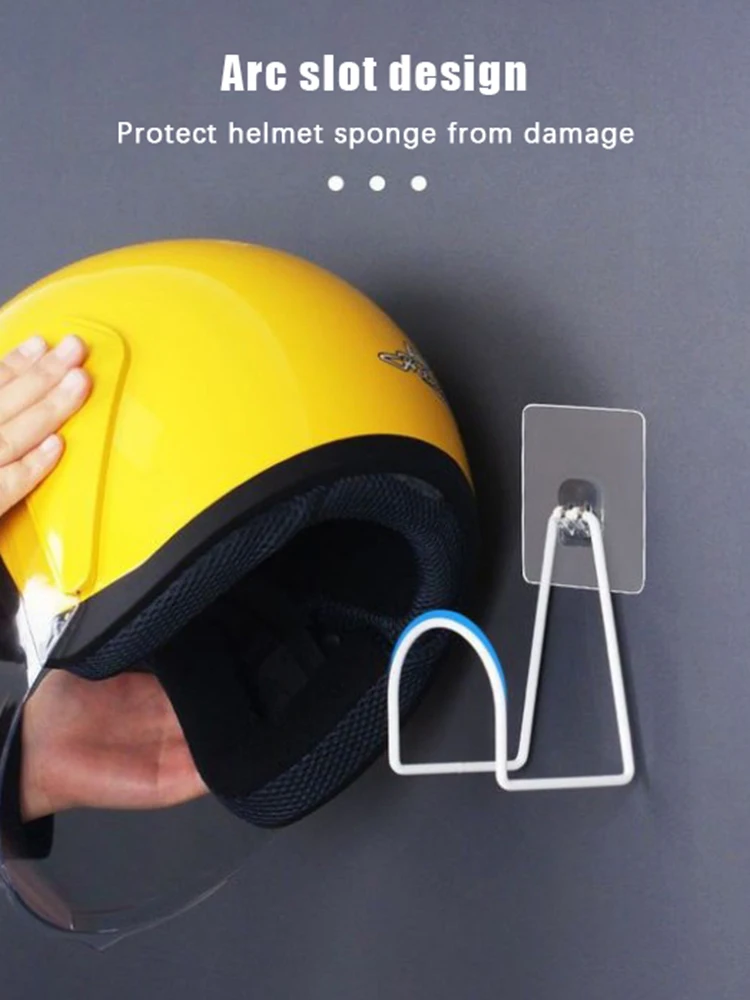 AliExpress JINHF 【F】Motorcycle Helmet Rack Wall Mount Metal Bike Helmet Holder Mount Stainless Steel Bicycle Helmet Display Hanger Stand