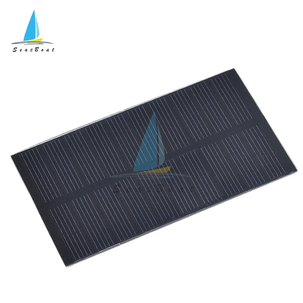 Smart Electronics Solar Panel 1W 5V Electronic DIY Small Solar Panel for Cellular Phone Charger Home Light Toy etc Solar Cell