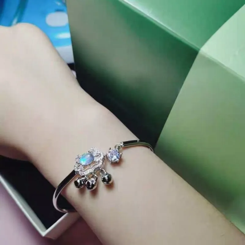 

Ping An Long Life Lock Браслет с одним бриллиантом Женский тем же темперамент Модный индивидуальный браслет Браслет с бриллиантами Прямая продажа