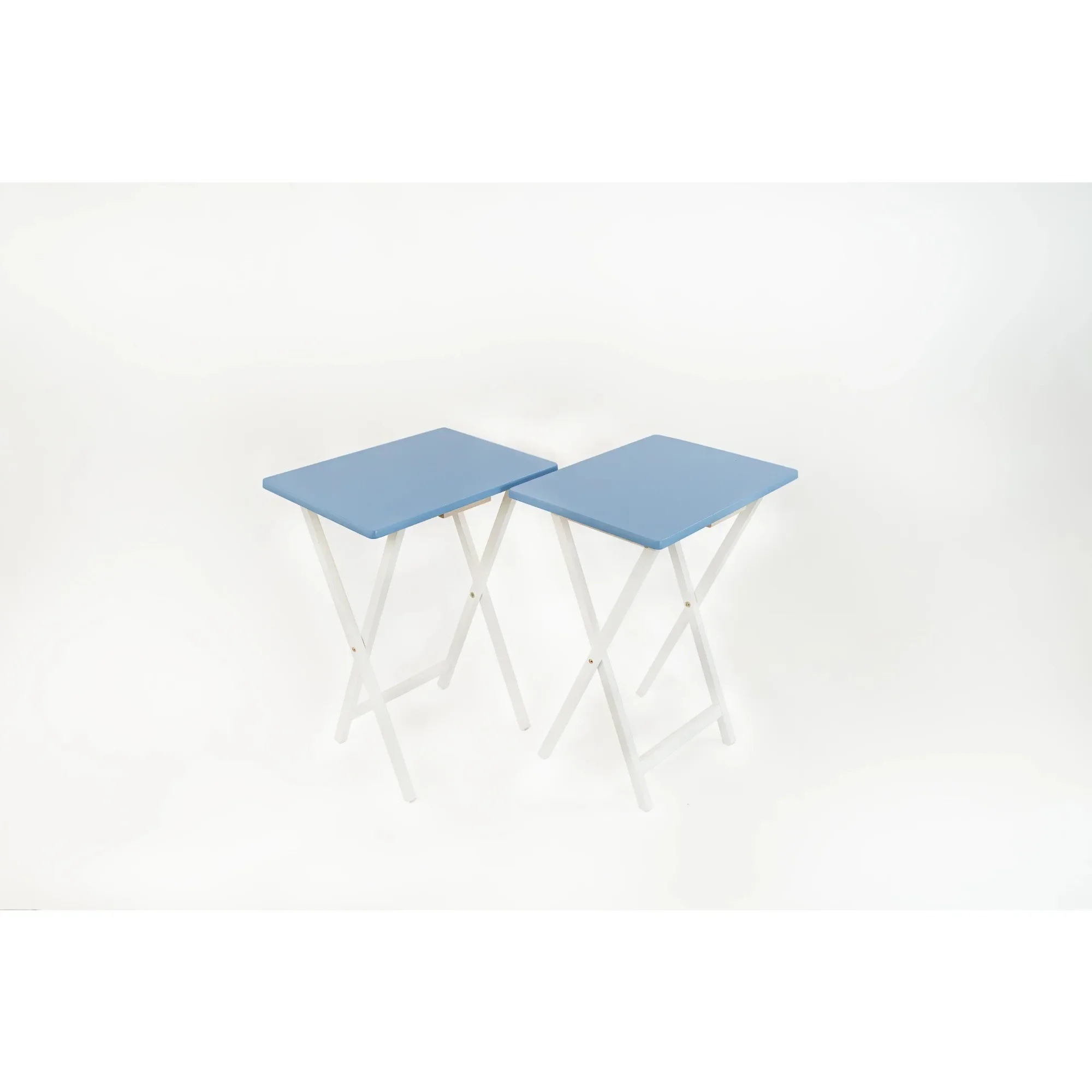 

TV Tray Table Set of 2，made of 100% high quality of rubberwood which it durable and reliable