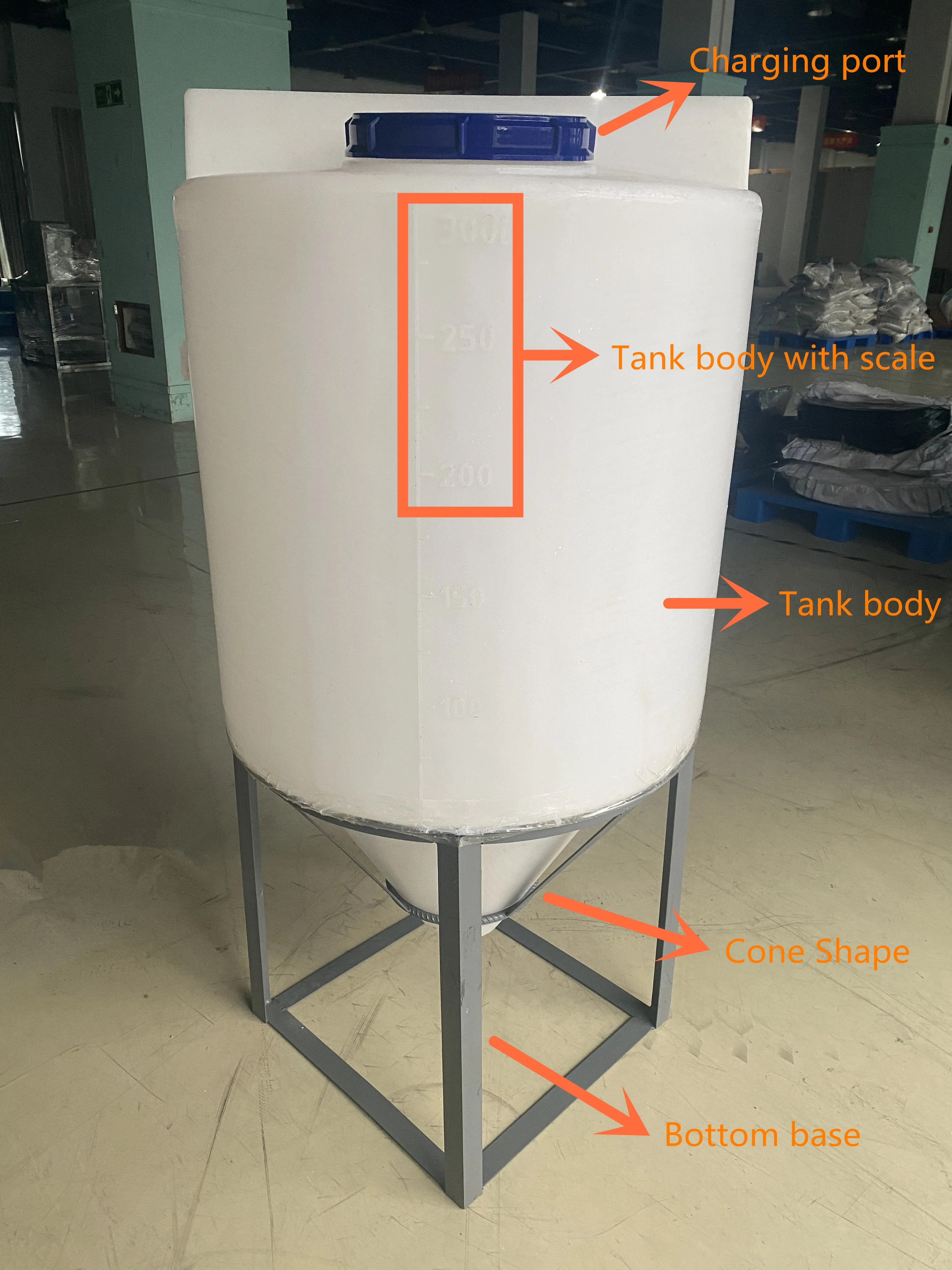 2025 خزان معالجة المياه المستطيل الذي يمكن أن يحمل 6000 لترًا، مع وعاء ضغط للاستخدام المنزلي أو المزرعة.