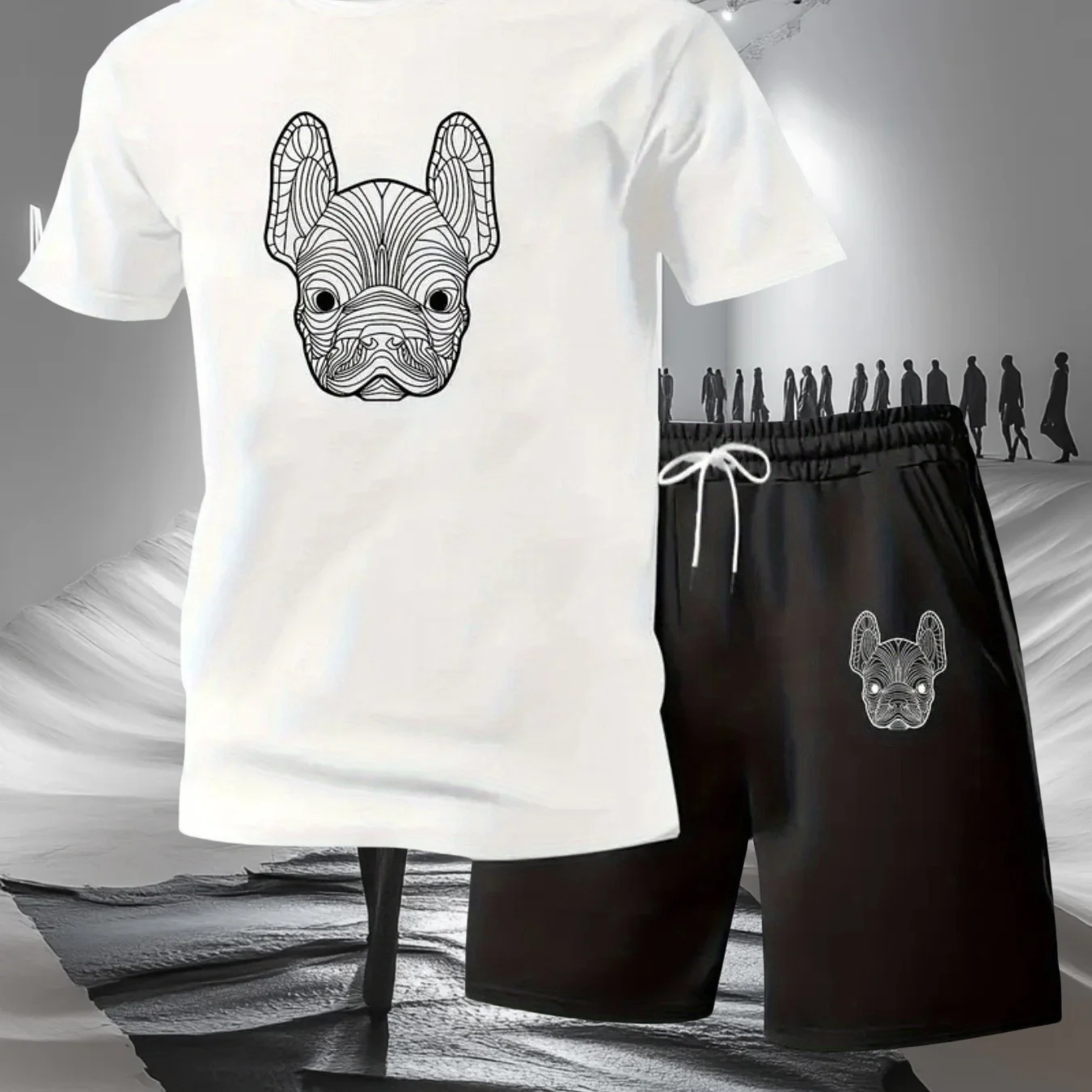 

Short-sleeved Shorts Set Loose and Comfortable Outdoor 3D Printing Summer Hot-selling 2025 New High-quality Fashion Trend