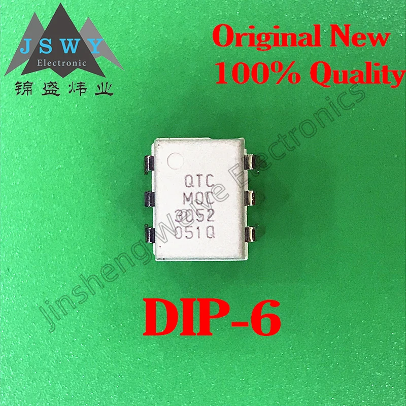 

(10/50PCS) MOC3052 DIP-6 100% new original authentic bidirectional thyristor driver optocoupler spot electronic
