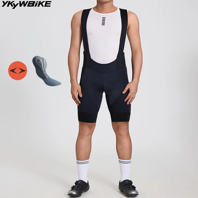YKYWBIKE Cycling Shorts Elastic Interface Paris Cycling Bib Shorts Men's  Bike Shorts Ride 7 Hour Padded