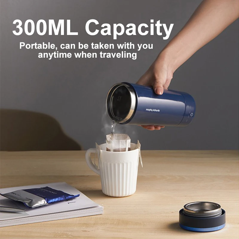 Morphy-hervidor de agua eléctrico, taza térmica para hacer té, café, viaje, mantiene el calor, inteligente, electrodomésticos de cocina