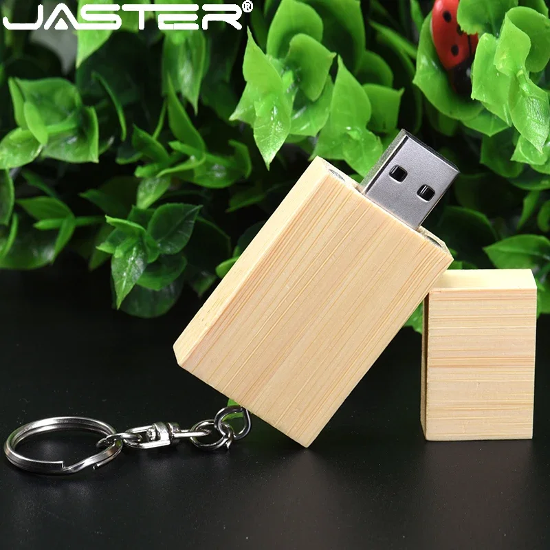 

JASTER Wood USB stick 32GB Pen drive 64GB Memory card 16GB 8GB Giveaway Keychain Personalise Photography Gift pen usb 128gb