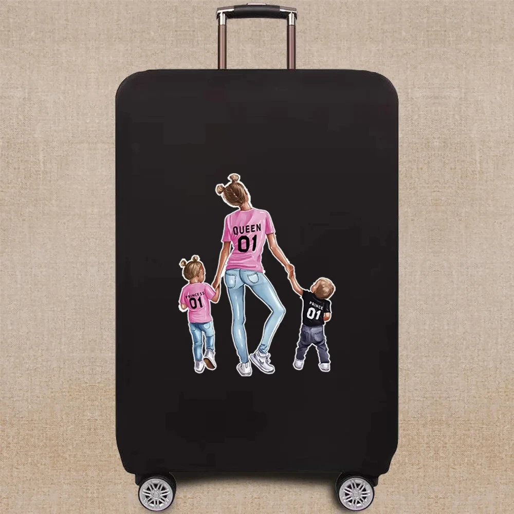 Luggage Case Suitcase Dust Luggage Protective Cover for 18-32 Inch Mom Pattern Trolley Case Elastic Dust Cover Travel Accessory