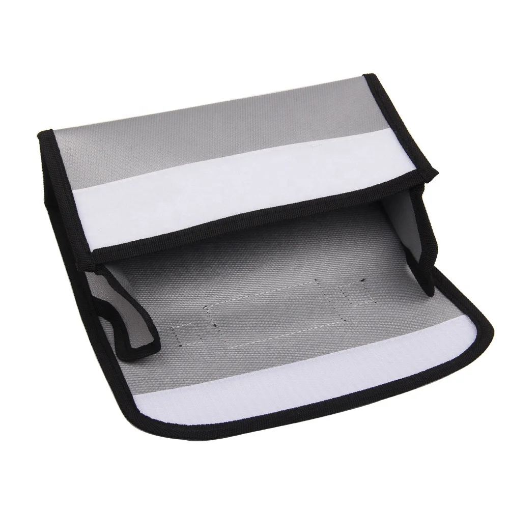 5 قطعة مقاومة درجات الحرارة العالية مقاومة للحريق واقية من الانفجار يبو الحرس حقيبة السلامة لبطارية RC Li-PO وتخزين الألعاب الكهربائية