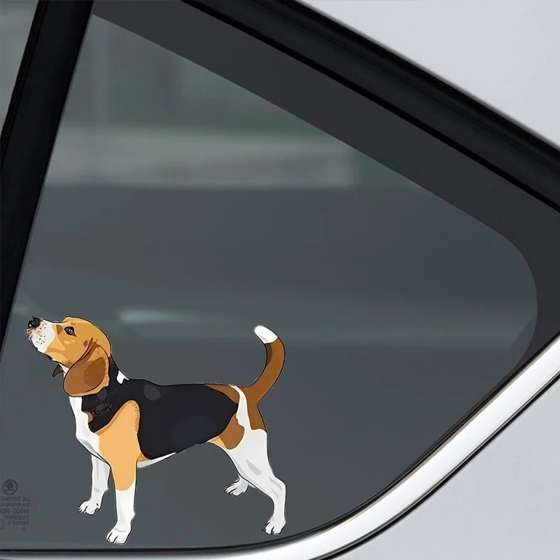 Beagle Dog Graphic Car Sticker For Laptop Water Bottle Car Truck Motorcycle Window Wall Cup Toolbox Guitar Scooter Decals