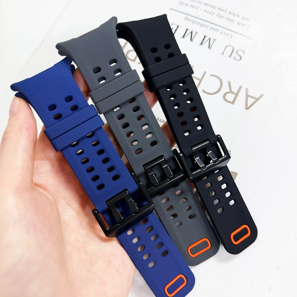 Sport Band For Samsung Galaxy Watch Ultra 2 Silicone Bracelet Belt For GalaxyWatch Ultra 2025 47mm 1:1 Official Breathable Strap