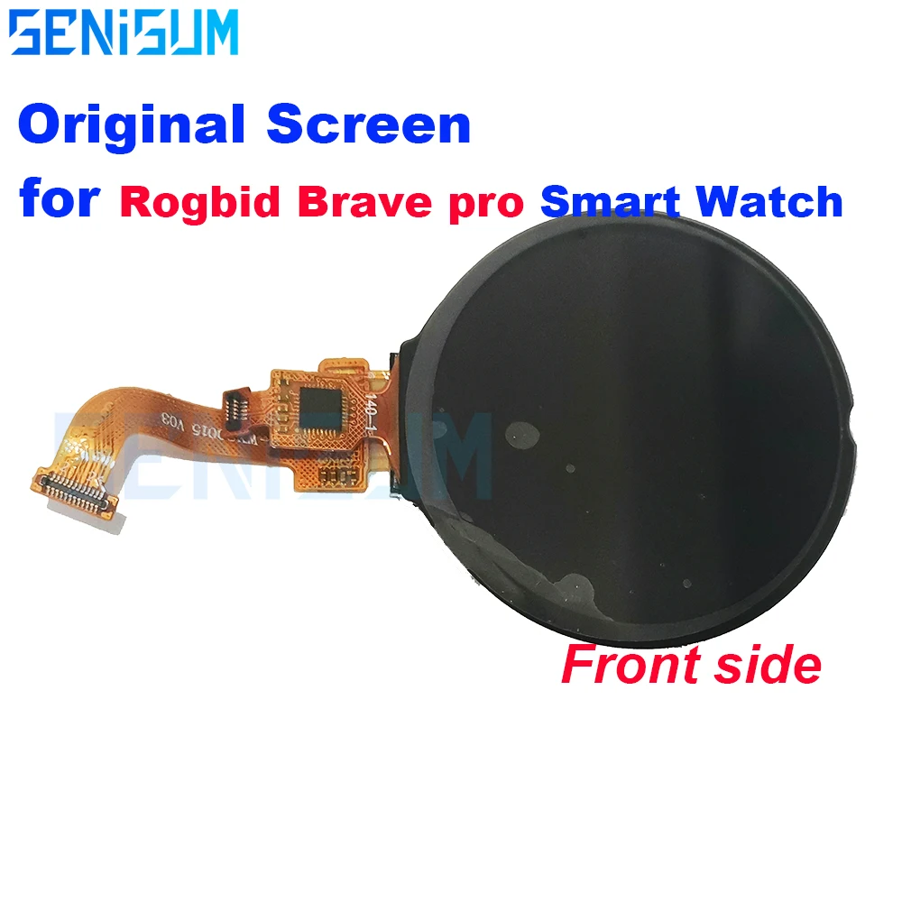 Original Screen For LEMFO LEM14 Smart Watch LCD Display Screen For Rogbid Brave Pro Smart Watch Replacement LCD Screen Accessory