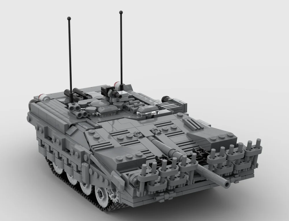 814ピース MOC ブロック テクニック Strv 103 S戦車モデル DIY パズル 組み立ておもちゃ クリスマスギフト 子供 大人向け