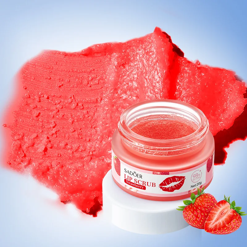 20G Beauty Hydraterende Lip Scrub Exfoliator Reparatie Droge Lip Fade Fijne Lijntjes Hydraterende Voedende Zachte, Zachte Schoonheid Lipgloss