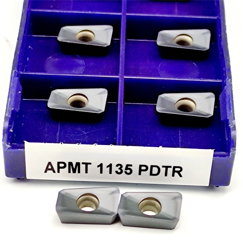 APMT1135 PDTR LT30 Inserto per fresatura Inserti in metallo duro Utensile per tornitura Utensili per tornio in metallo CNC APMT 1135 Utensile da taglio di alta qualità
