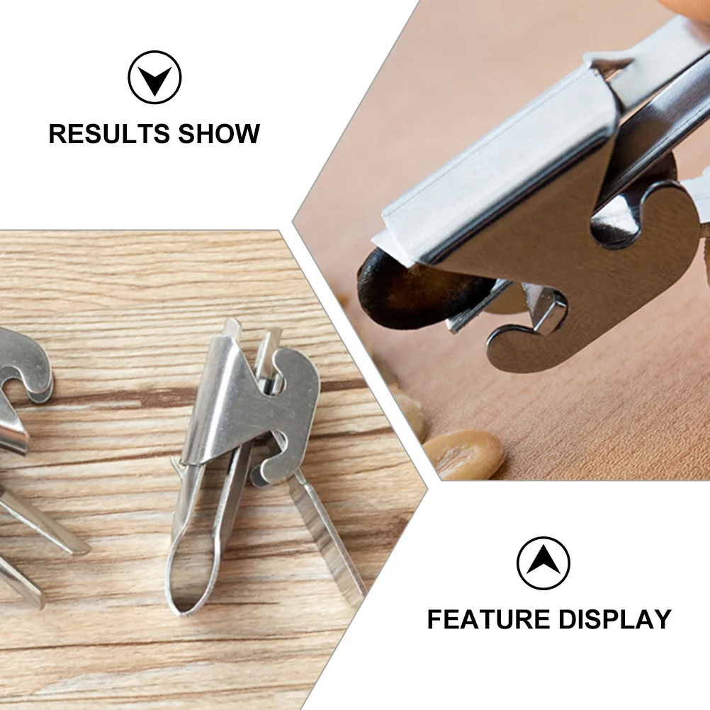 

5 шт. прочные зажимы для открывания гаек из нержавеющей стали для подсолнечника, арбуза, фисташки, многофункциональные ракушки для дыни, черные