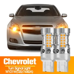 2pcs LED Turn Signal Light Blub Lamp Canbus No Error WY21W T20 7440A For Chevrolet Malibu 2012 2013 2014 2015