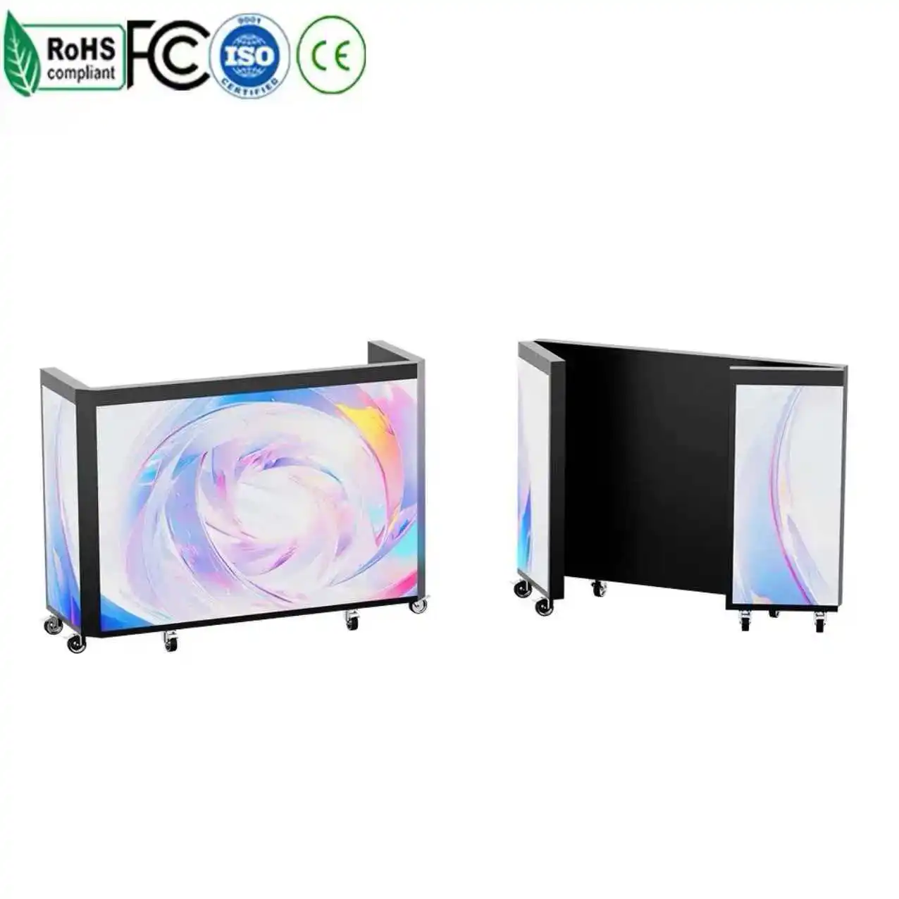 Source Factory P2.5 Front Desk Advertising High-Definition Full-Color LED Display for Shopping Mall Creative Bar Counter 1000cd