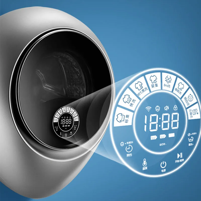 เครื่องซักผ้า G1K-XYY ติดผนังขนาด2.5กก. ขนาดเล็กใช้ในครัวเรือนถังขนาดเล็กติดผนังขนาดเล็กสำหรับเด็กทารก