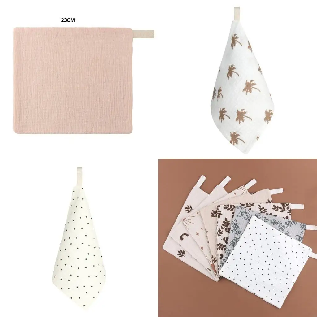

54DF Soft Nursing Towel Strong Absorbent Cotton Wiping Towel Facecloth Handkerchief