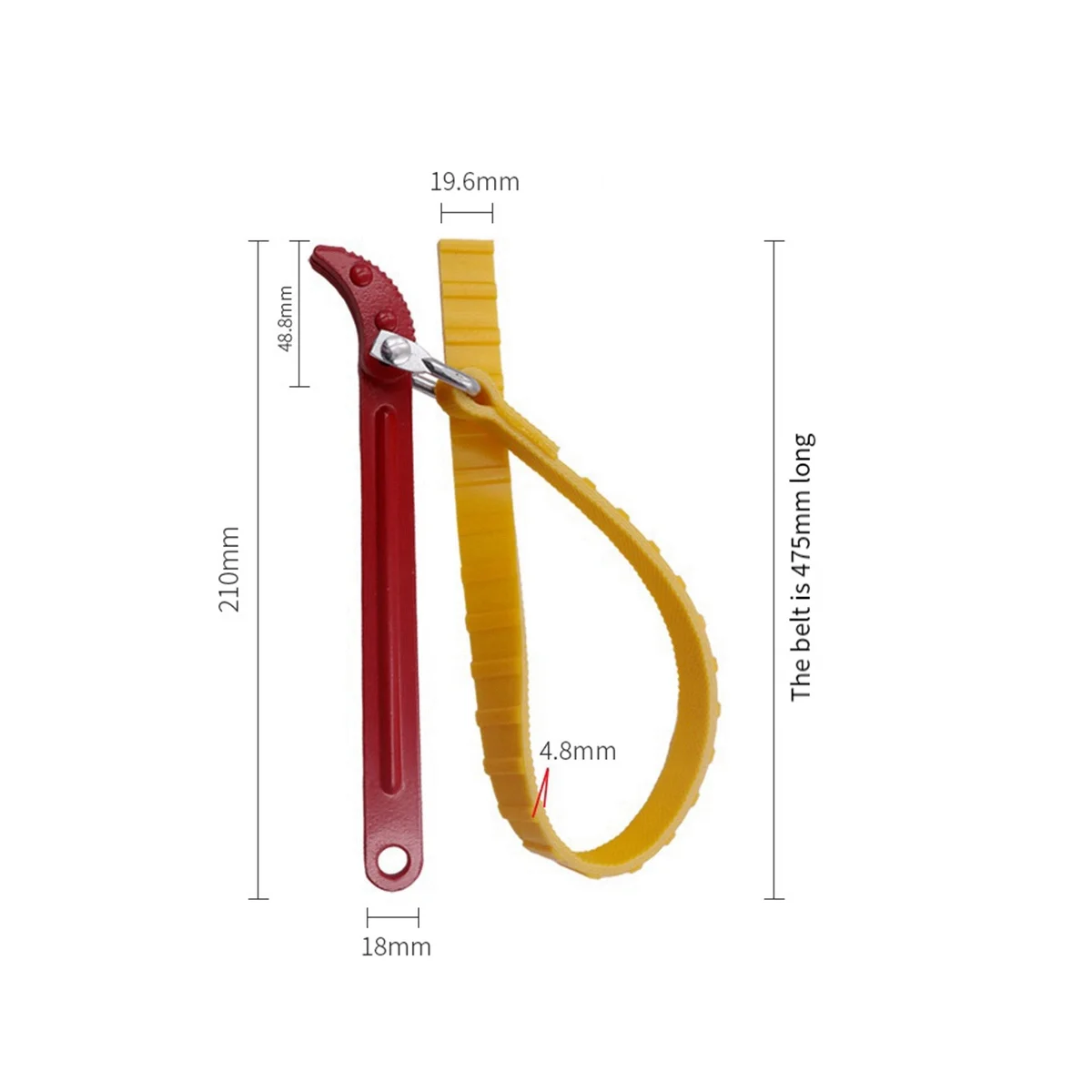 

8-Inch Universal Water Purifier Adjustable Wrench Chain Tool Universal Removable Anti- Filter Elements