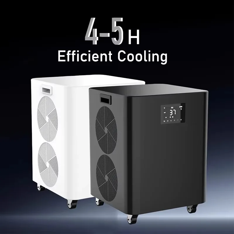 STLF Chillmend Portable OTA Upgrade Wifi  air Cooled Immersion Cold Th'erapy Plunge Barrel Water Ice Bath Chiller with