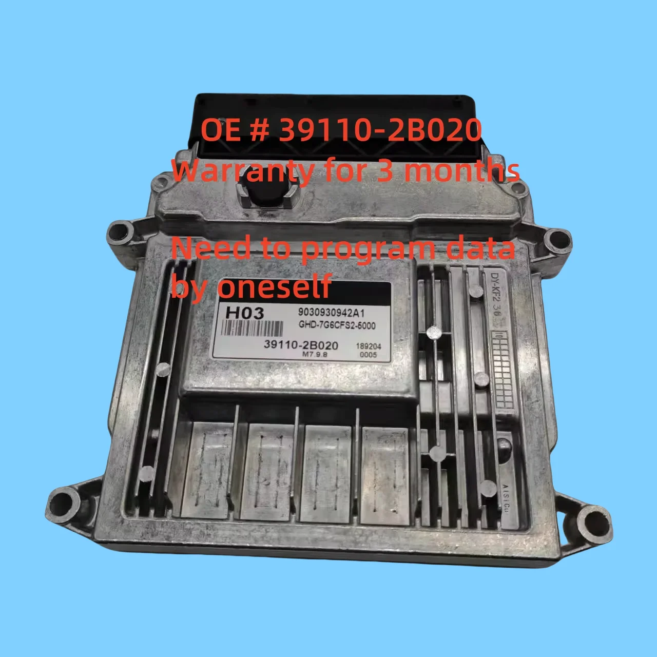

high quality 39110-2B020 391102B020 M7.9.8 ECU Car Engine Computer Board Electronic Control Unit for Hyundai