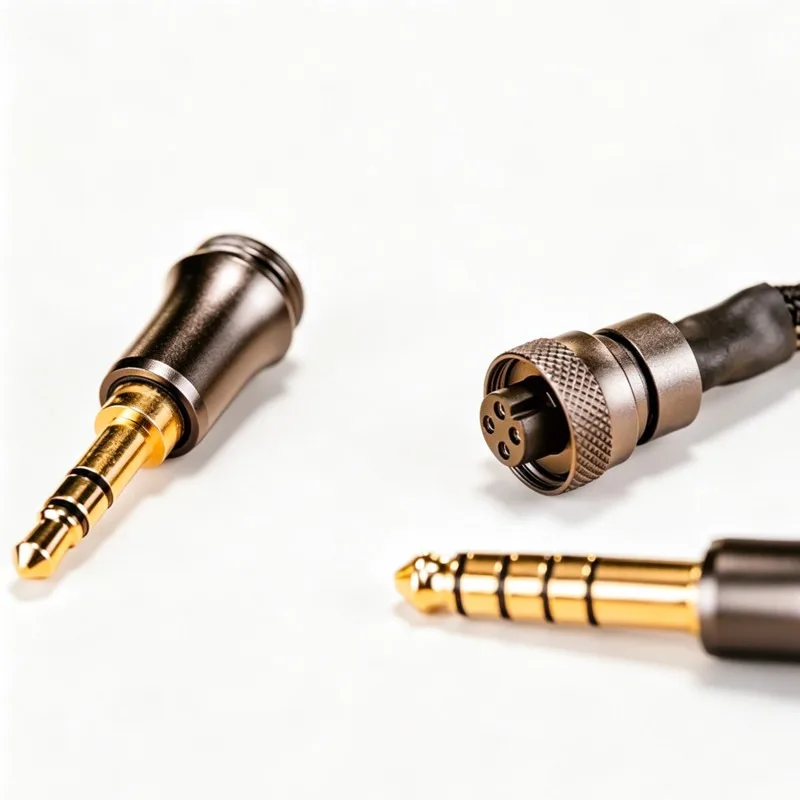 For Multifunctional Replaceable Audio Plug 3-in-1 Replaceable Earphone Plug 3.5/4 To Typec Head