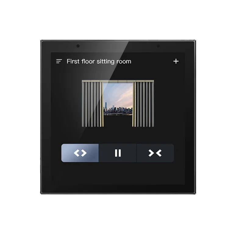 

Tiot Zigbee Tuya Smart Home Device In-Wall Mount Central Control Switch Panel With Alexa Voice 4 Inch Touch Screen Smart Switch