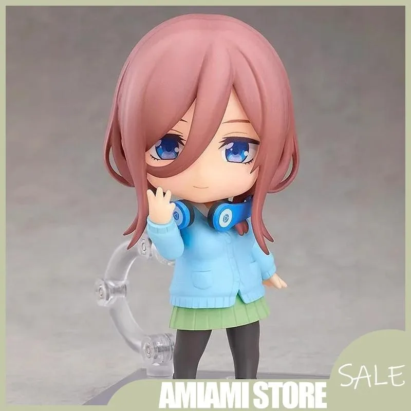 

10cm Anime The Quintessential Quintuplets Action Figure Nakano Miku Cute Model Collect Desktop Decoration Ornament Doll Toy Gift
