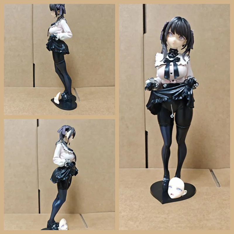

Anime Figure 1/6 Scale Kurokawa Miwa Uniform Style Standing Statue With Replaceable Head PC Case Decoration For Anime Fans