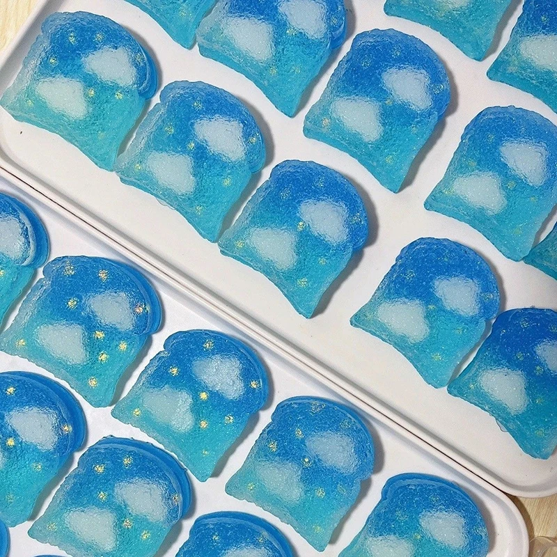 1Pc Leuke Toast Stress Relief Speelgoed Anti-stress Elastische Rebound Speelgoed Zachte Maltose Decompressie Speelgoed Voor Volwassen kinderen Party Gunsten