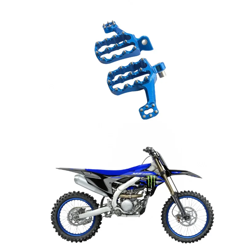 

2023 For Yamaha YZ 65 85 125 250 250F 450F 426F 125X 250X 250FX 450FX WR250F WR450F YZ250F CNC Footrest Footpeg Foot Pegs Pedals