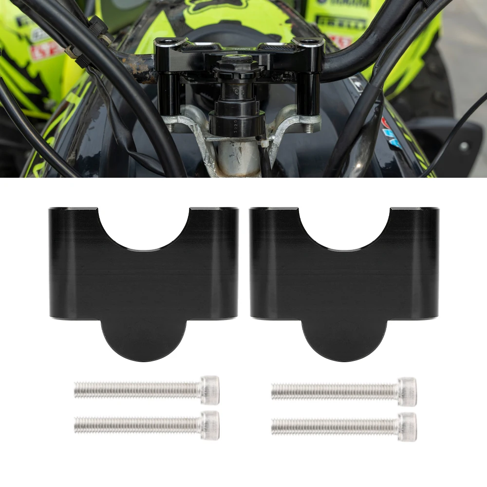 

KEMIMOTO ATV Handle Bar Mount Clamp Handlebar Riser Compatible with Yamaha Raptor 700 2008-2025 Raptor 700R 2009-2025