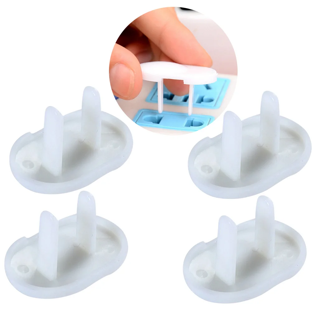 

50pcs Safety Outlet Childproof Electric Socket Protectors Insert Rotate Design For Home White Baby Proof Plug Covers Outlet