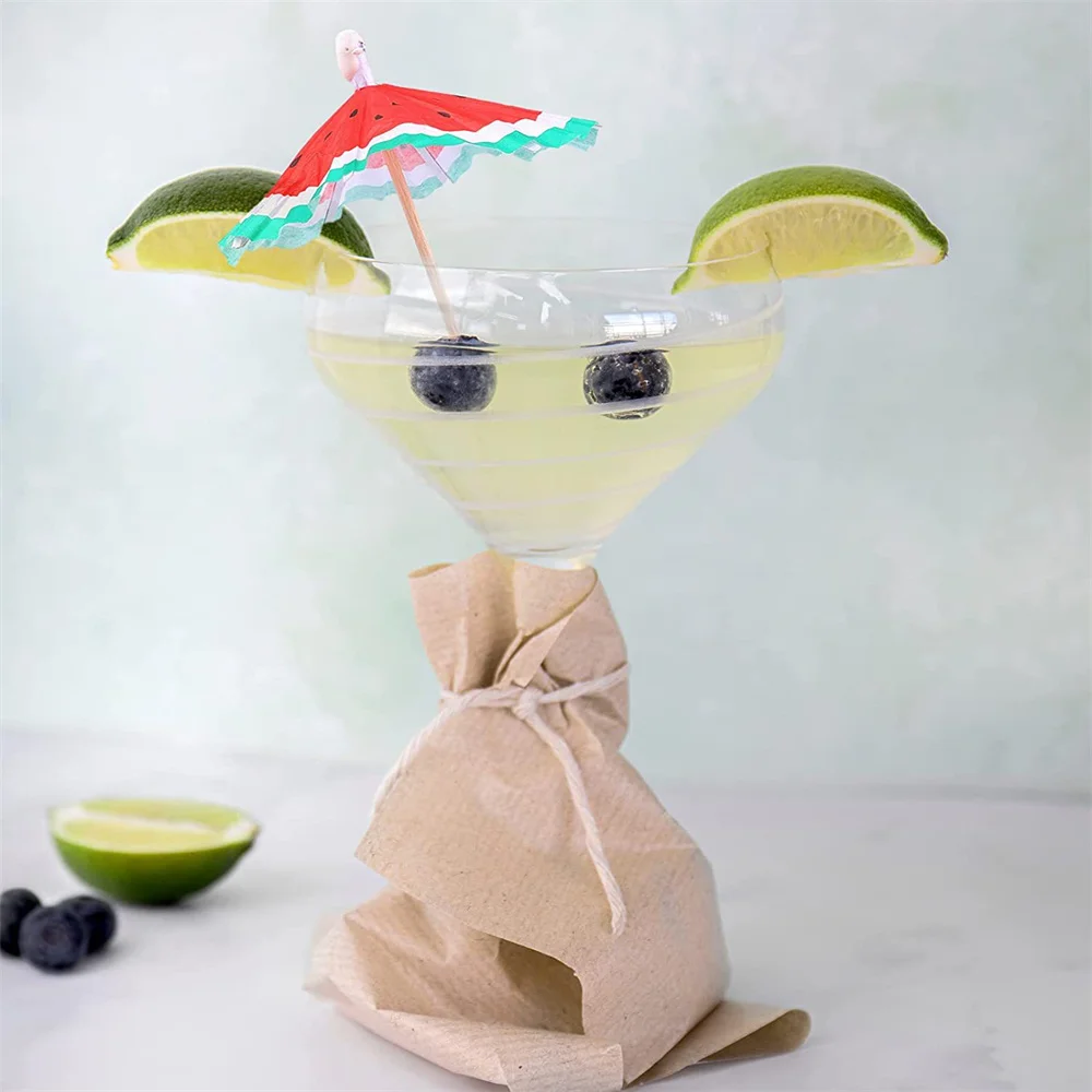 

Umbrella Cake Topper Picks Watermelon-themed Cocktail Parasols Wedding Party Decor Colorful Fruit Sticks For Children's Bar