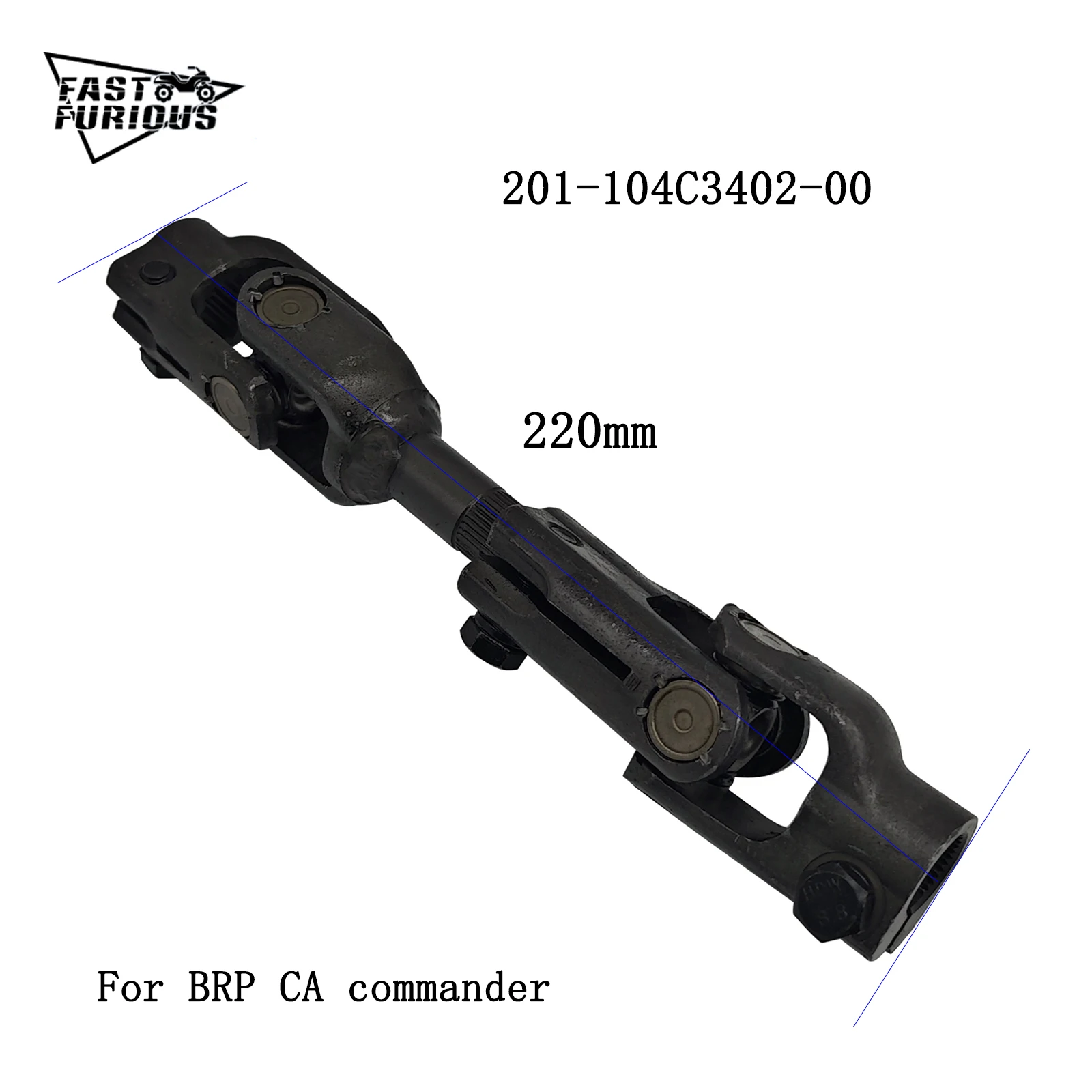 

EPS shaft short OEM 201-104C3402-00 For BRP CA commander
