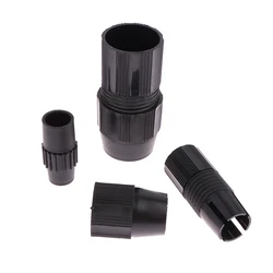 2Pcs Plastic Telescopic Tube Connector Dip Net Pole Telescoping Pipe Twist Clamp Fixed Lock For DIY CFK,Carbon Fiber Tube