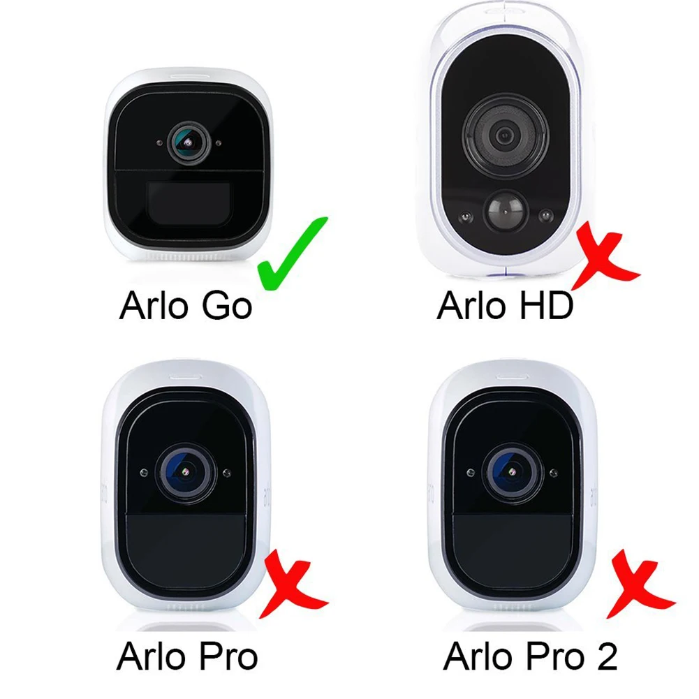 Quick-release Accessories Skin Weatherproof Silicone Case Protective Cover UV-Resistant Soft Durable Wireless Camera For Arlo Go