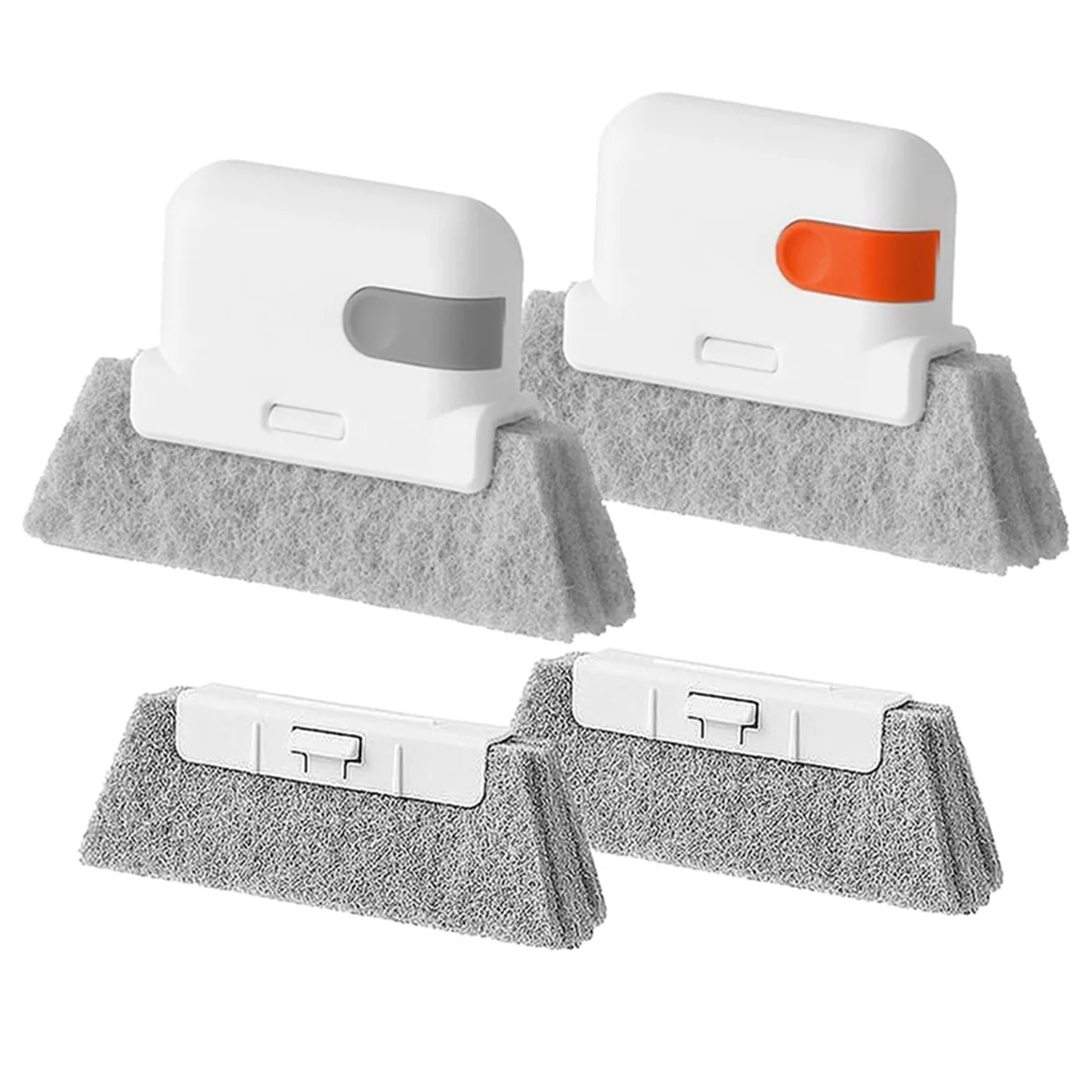 AA98 Zestaw do czyszczenia prowadnic okiennych, 6 szt., Szczotki do czyszczenia rowków okiennych, do okien, prowadnic drzwi przesuwnych, parapetów, małych przestrzeni