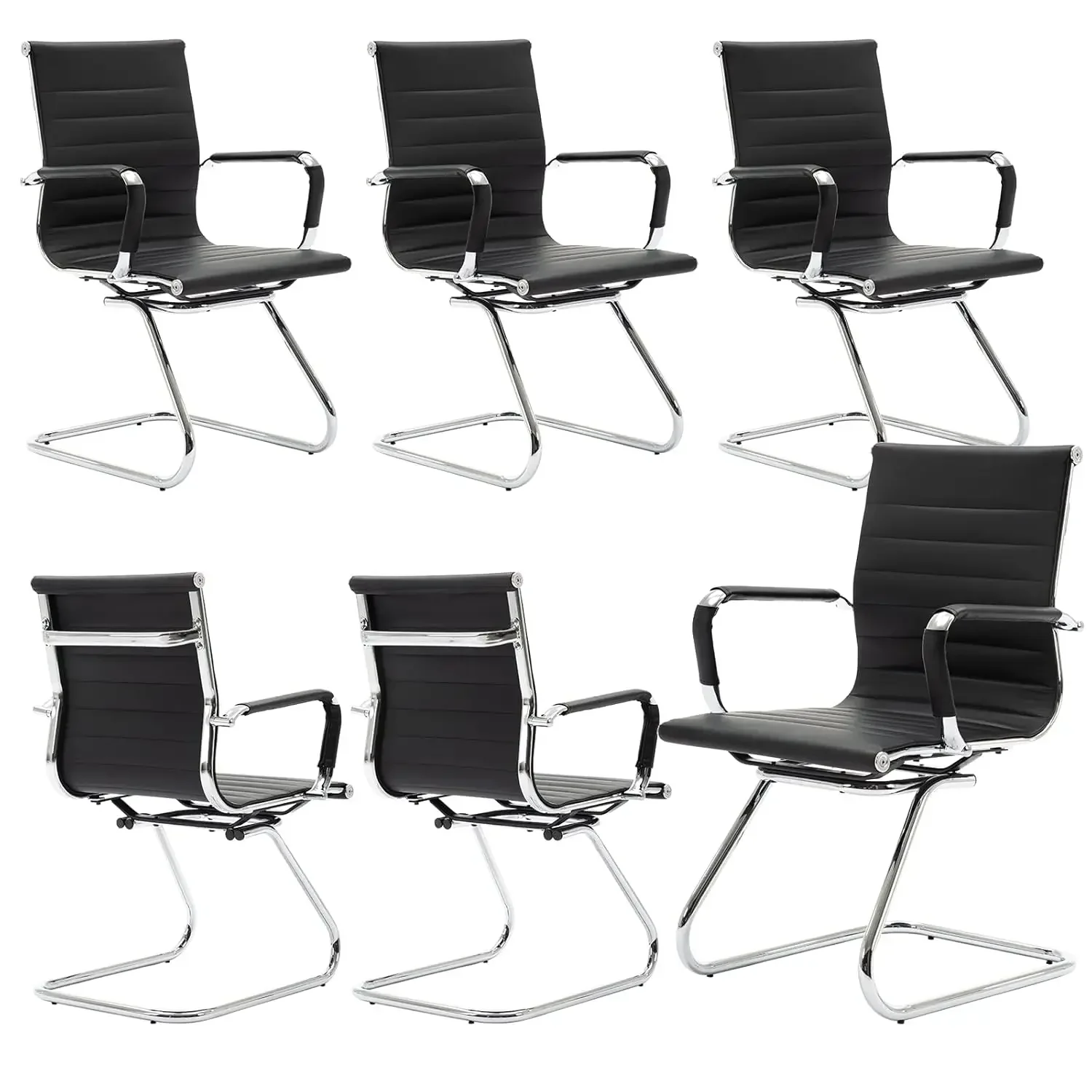 Guyou Set of 6 Guest Chairs Conference Chairs