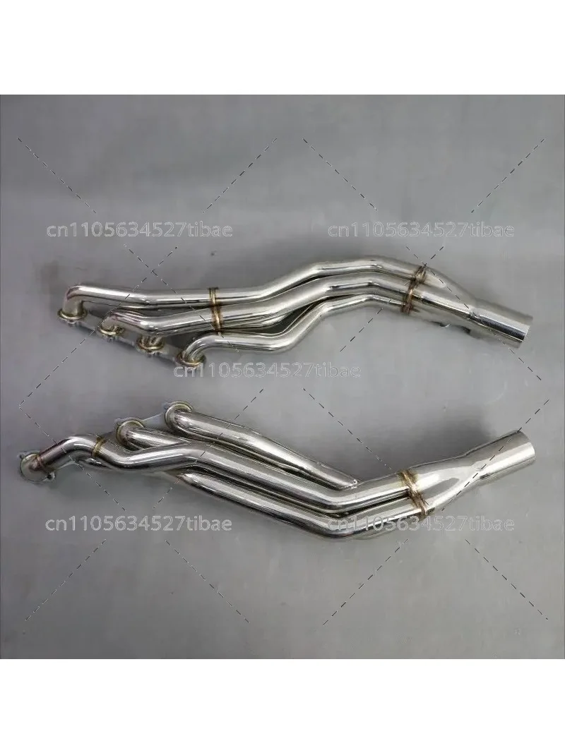 Stainless Steel Exhaust Header Manifold for Performance Engine Upgrade Durable Heat Resistant Automotive Replacement Part