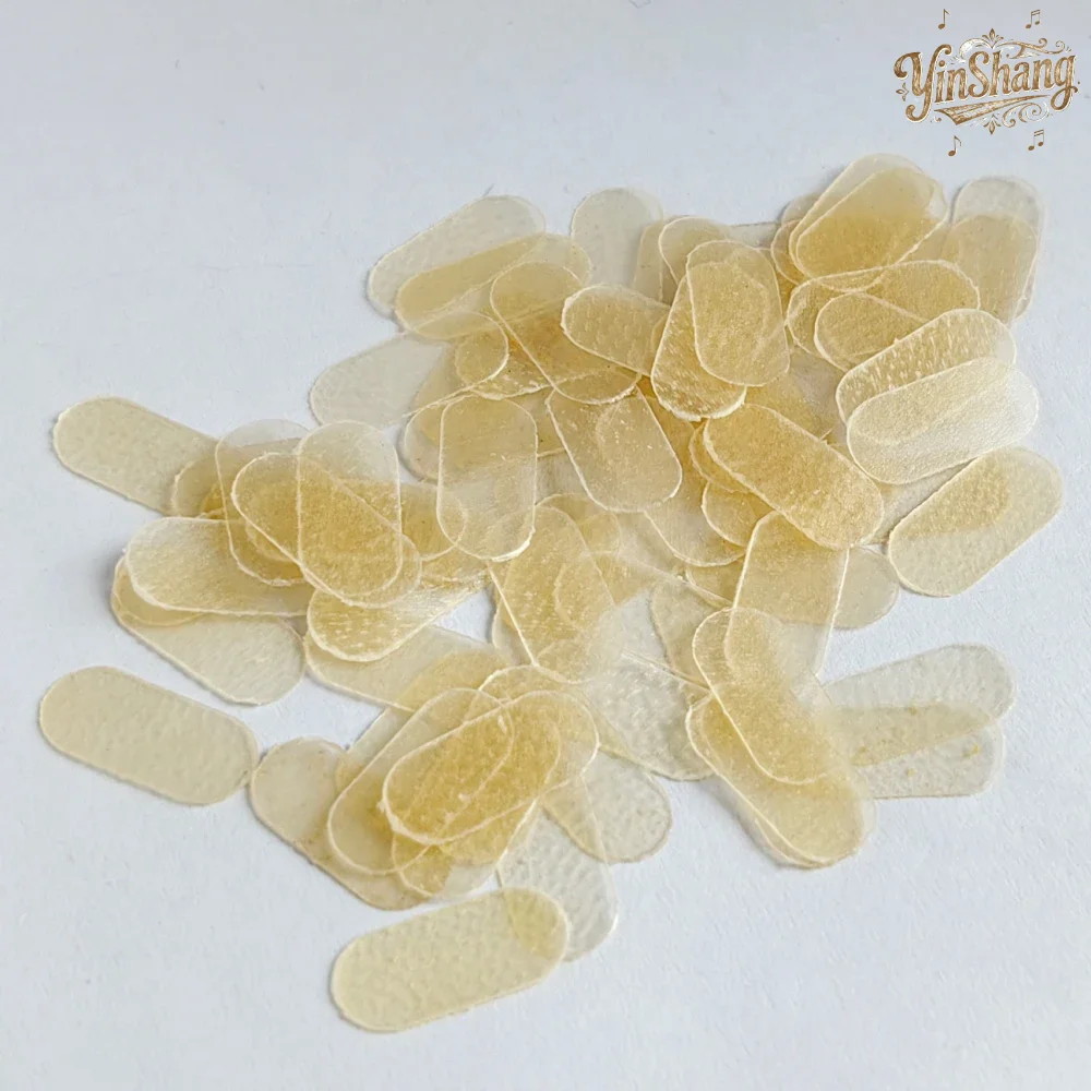 

5pcs/10pcs Violin Viola Cello Bridge E String Parchment Protector Sheepskin Pad Instruments Accessories